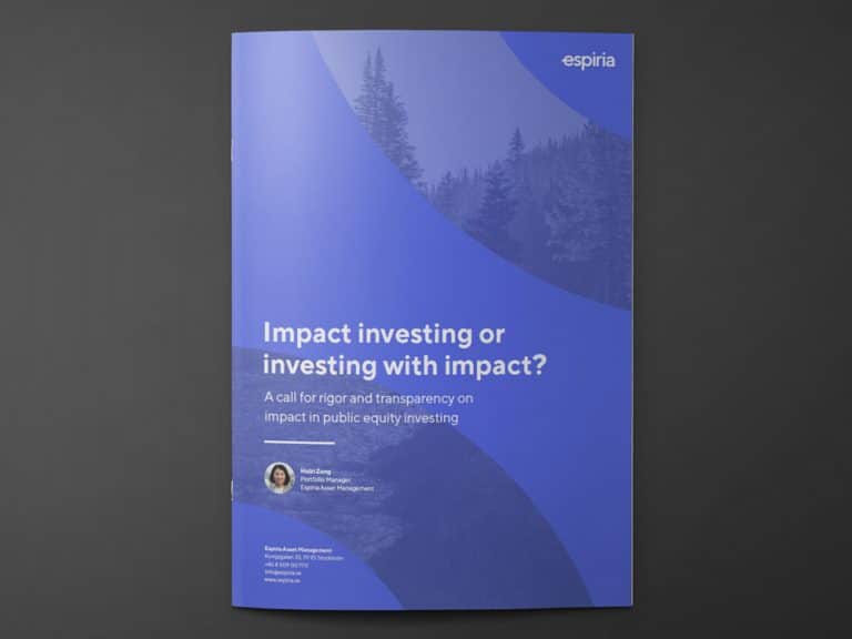 Public Equity Impact Requires Rigorous Approach